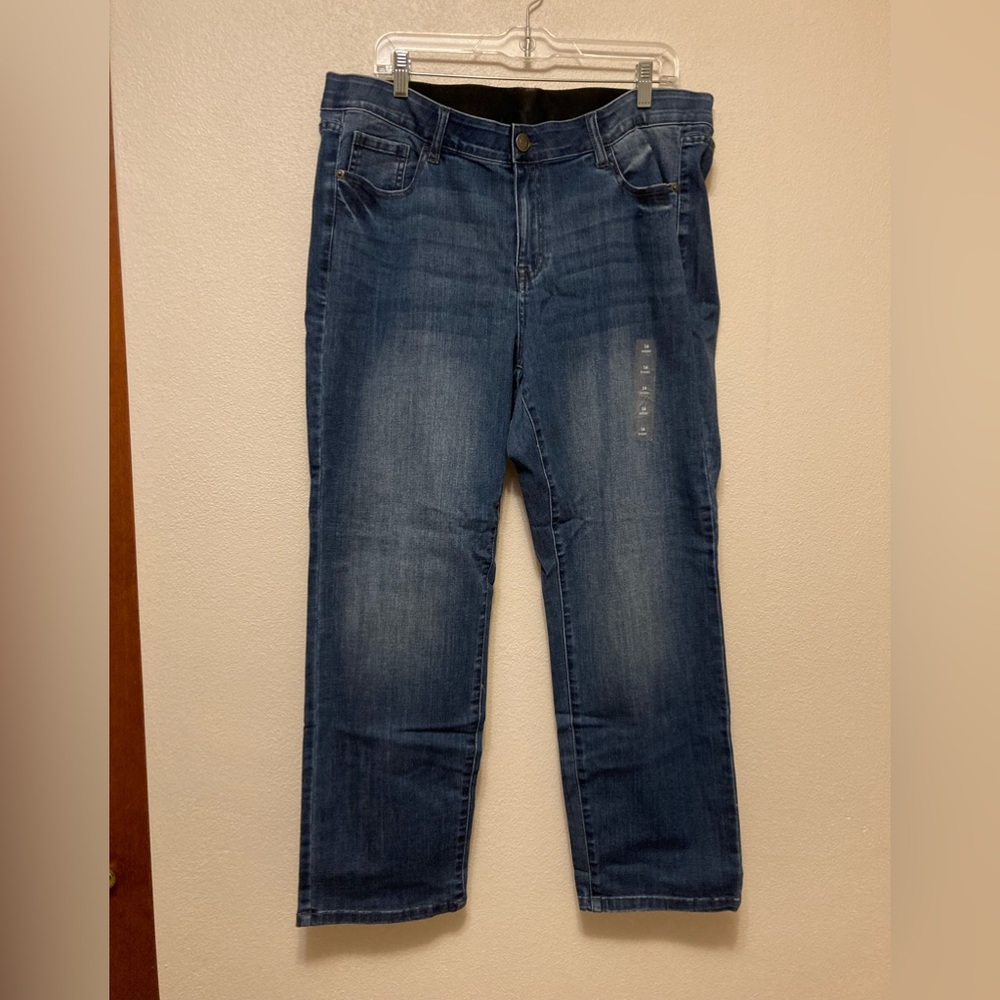 Lane Bryant Mid Rise Straight Jeans